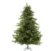 Fraser Hill Farm 9-ft Woodside pine Pre-lit Artificial Christmas Tree with White LED Lights
