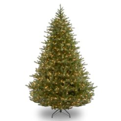 National Tree Company 6.5-ft Norway spruce Pre-lit Artificial Christmas Tree with White Incandescent Lights