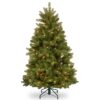 National Tree Company 5-ft Spruce Pre-lit Artificial Christmas Tree LED Lights