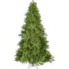 Fraser Hill Farm 8-ft Pine Pre-lit Artificial Christmas Tree with White LED Lights