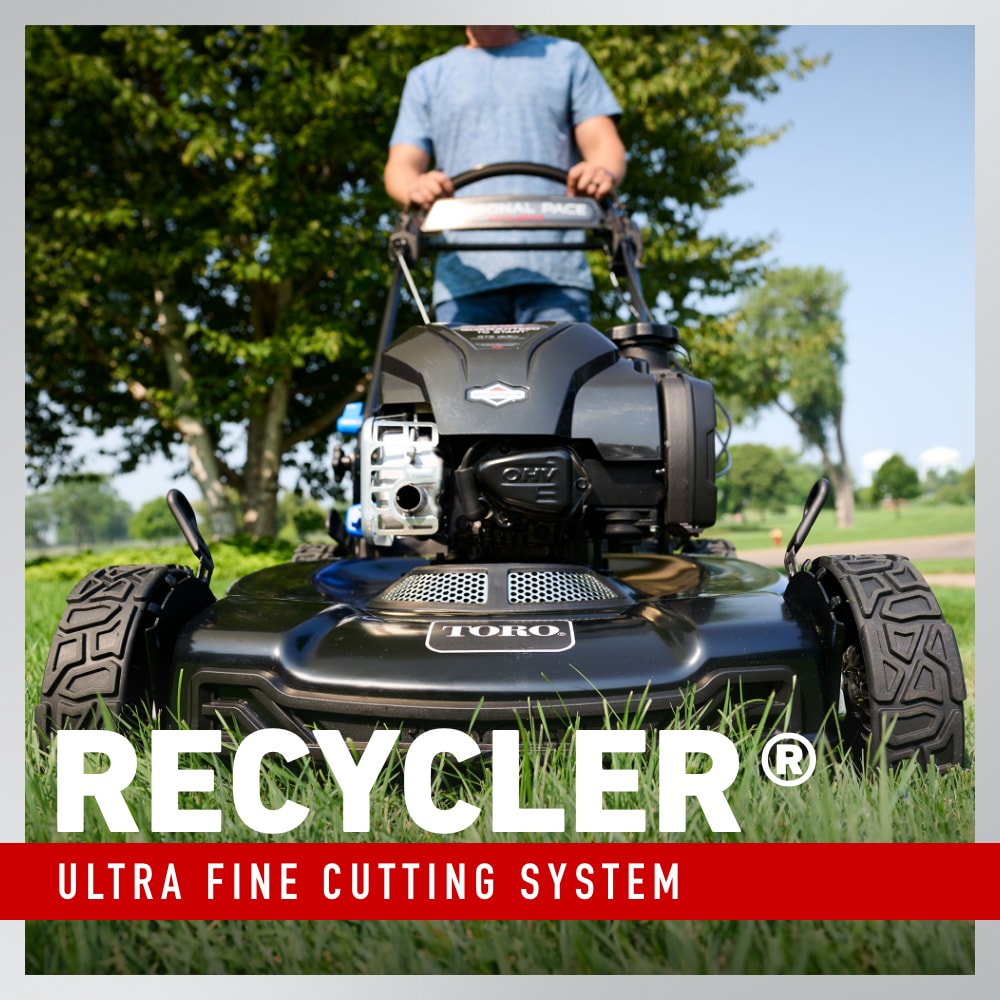Toro Recycler Max with Personal Pace and Smart Stow 22-in Gas Self-propelled lawn mower with 163-cc Briggs and Stratton Engine