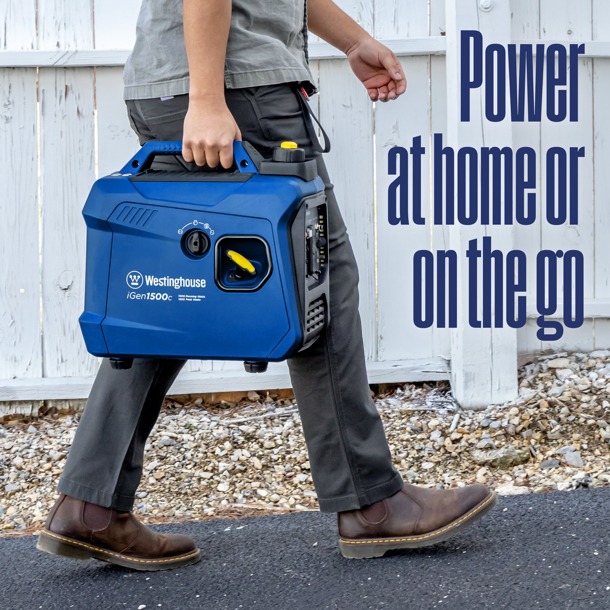 Westinghouse iGen1500c Recoil Start 1500 -Watt Single Fuel (Gasoline) Inverter Generator