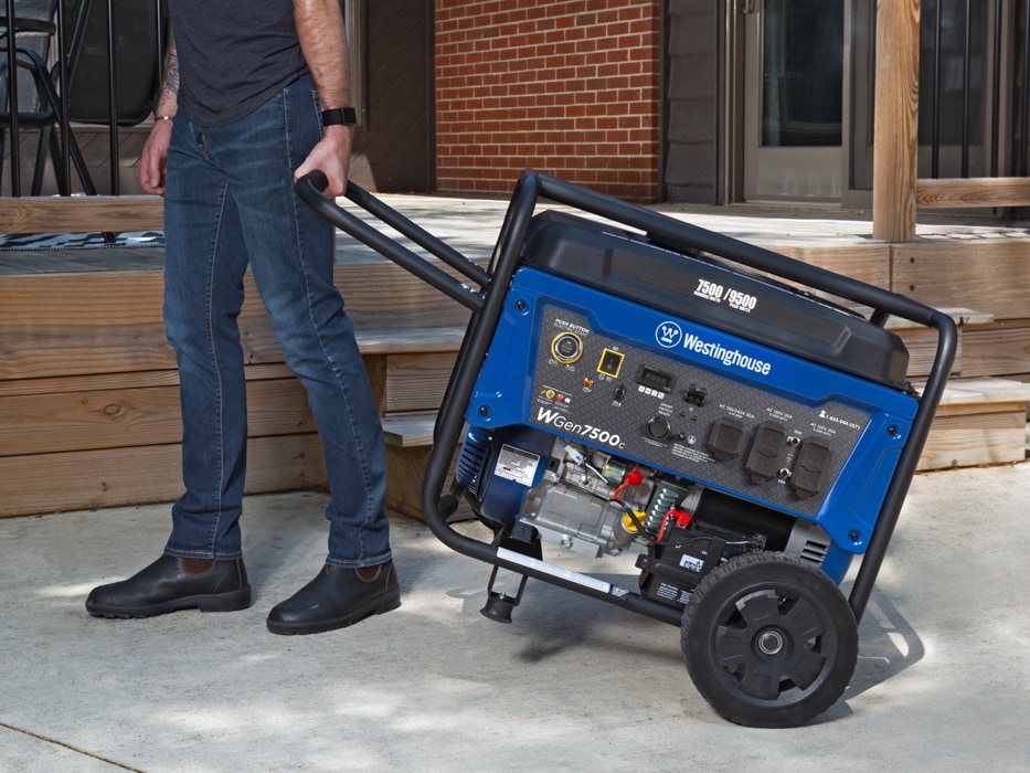 Westinghouse WGen7500c Remote Electric Start 9500 / 7500 -Watt Single fuel Portable Generator