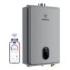 Westinghouse Apolo Performance Propane Gas Tankless Water Heater 120,000 BTU, Up to 5.1 GPM Instant Hot Water Heater NG, Smart WIFI Enabled, Indoor, 120V, CSA Certified, Gray