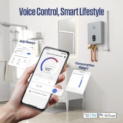 Westinghouse Apolo Performance 27 kW 6.3 GPM 240-Volt Smart WiFi Control Tankless Electric Water Heater
