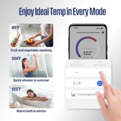 Westinghouse Apolo Performance 27 kW 6.3 GPM 240-Volt Smart WiFi Control Tankless Electric Water Heater