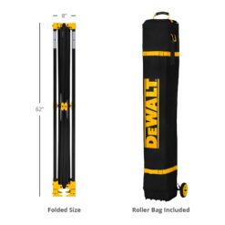 DEWALT 10-ft x 10-ft Square Black Pop-up canopy
