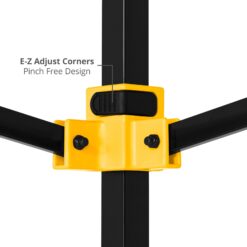 DEWALT 10-ft x 10-ft Square Black Pop-up canopy