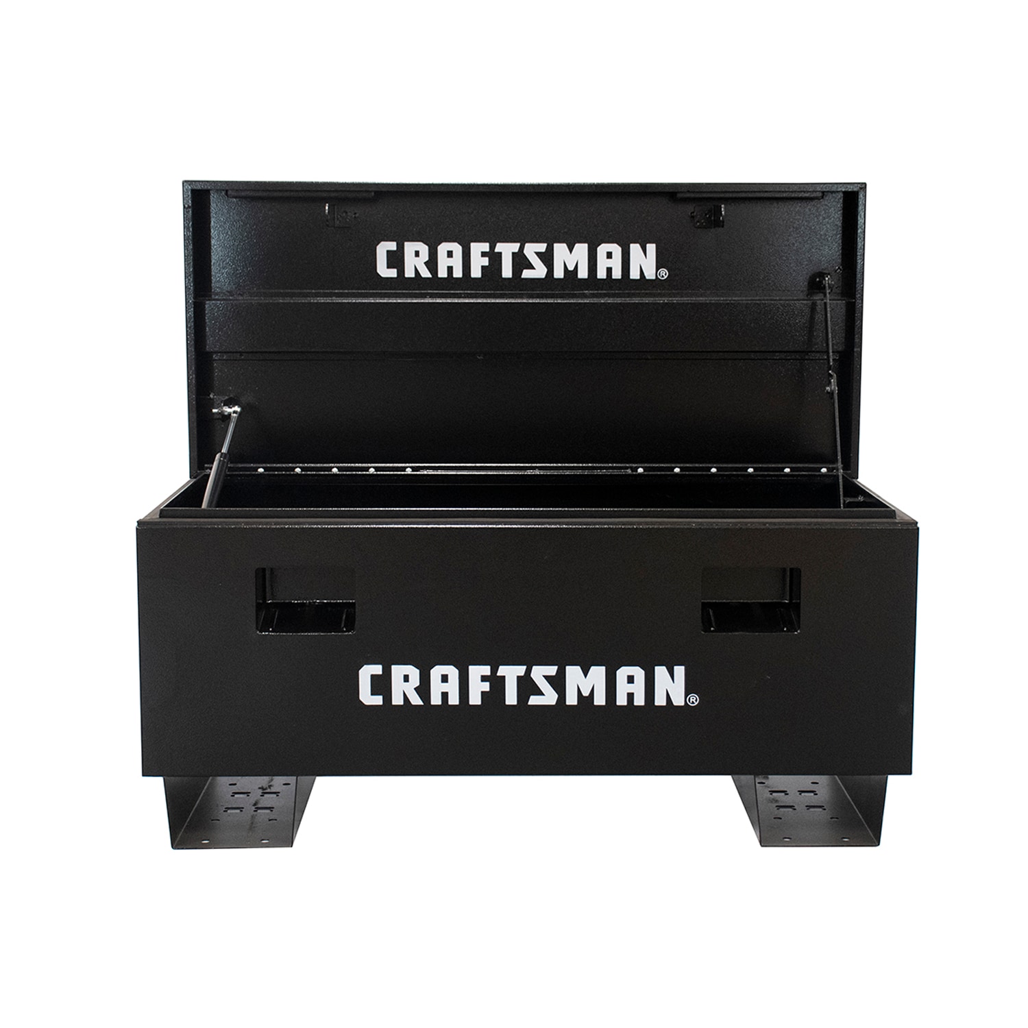 CRAFTSMAN Craftsman 35.83-in W x 15.75-in L x 18.31-in H Black Steel Jobsite Box