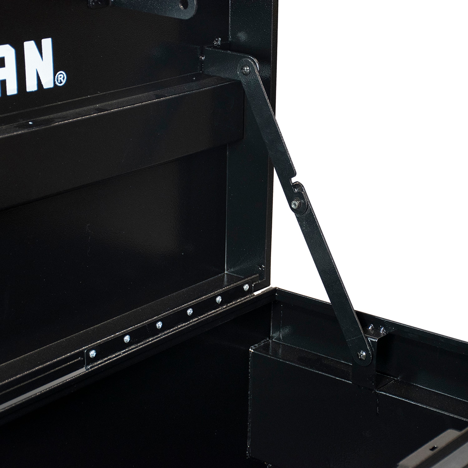CRAFTSMAN Craftsman 35.83-in W x 15.75-in L x 18.31-in H Black Steel Jobsite Box