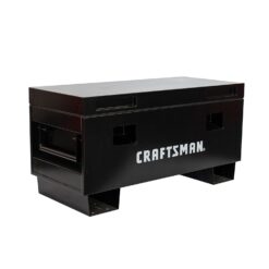 CRAFTSMAN Craftsman 35.83-in W x 15.75-in L x 18.31-in H Black Steel Jobsite Box