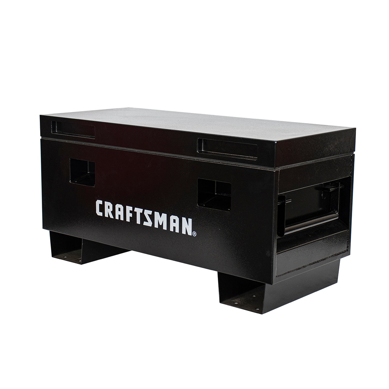 CRAFTSMAN Craftsman 35.83-in W x 15.75-in L x 18.31-in H Black Steel Jobsite Box
