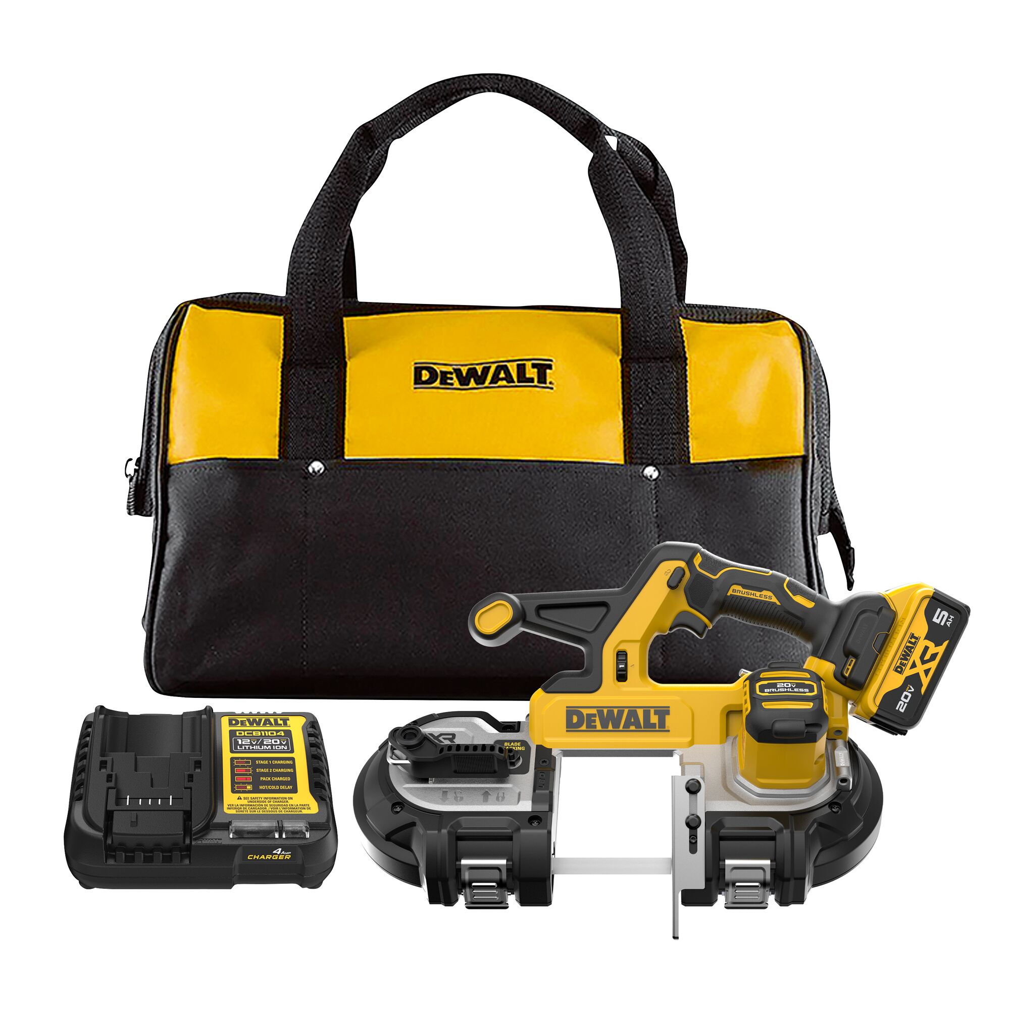 DEWALT 20-Volt 3.375-in Portable Band Saw ( Battery Included )
