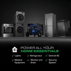 DuroMax 500cc Tri-Fuel Remote Start Home Power Back Up 13000 / 10500 -Watt Tri fuel Portable Generator