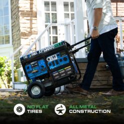 DuroMax 500cc Tri-Fuel Remote Start Home Power Back Up 13000 / 10500 -Watt Tri fuel Portable Generator