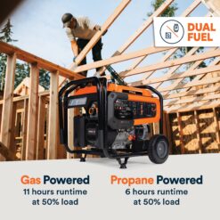 Generac 49 State 8250 / 6700 -Watt Dual fuel Portable Generator