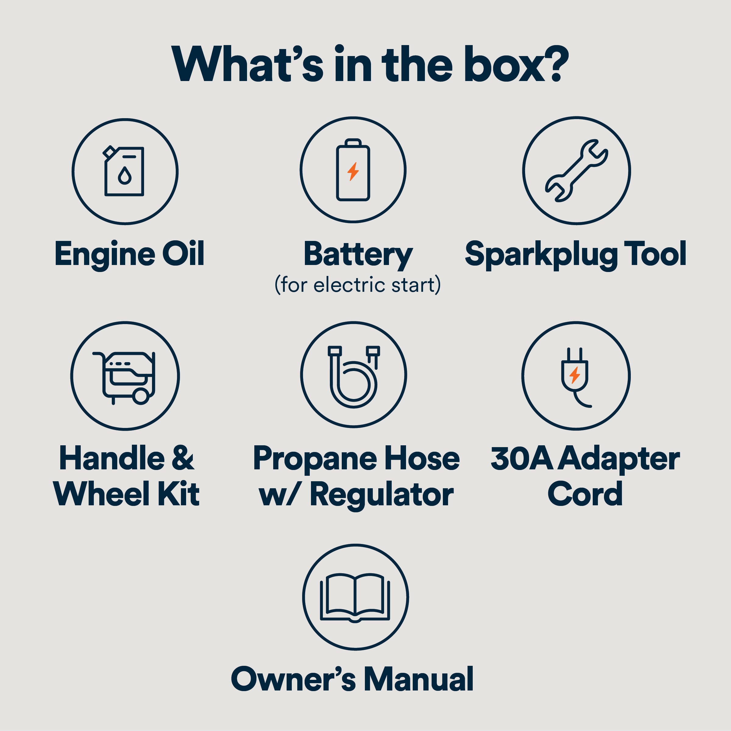 Generac 49 State 8250 / 6700 -Watt Dual fuel Portable Generator