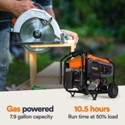 Generac Gas-Powered 49 State 10000 / 8000 -Watt Single fuel Portable Generator