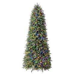Tree Classics by Balsam Hill 9-ft Classic Fraser Fir Pre-lit Artificial Christmas Tree with Color Changing LED Lights