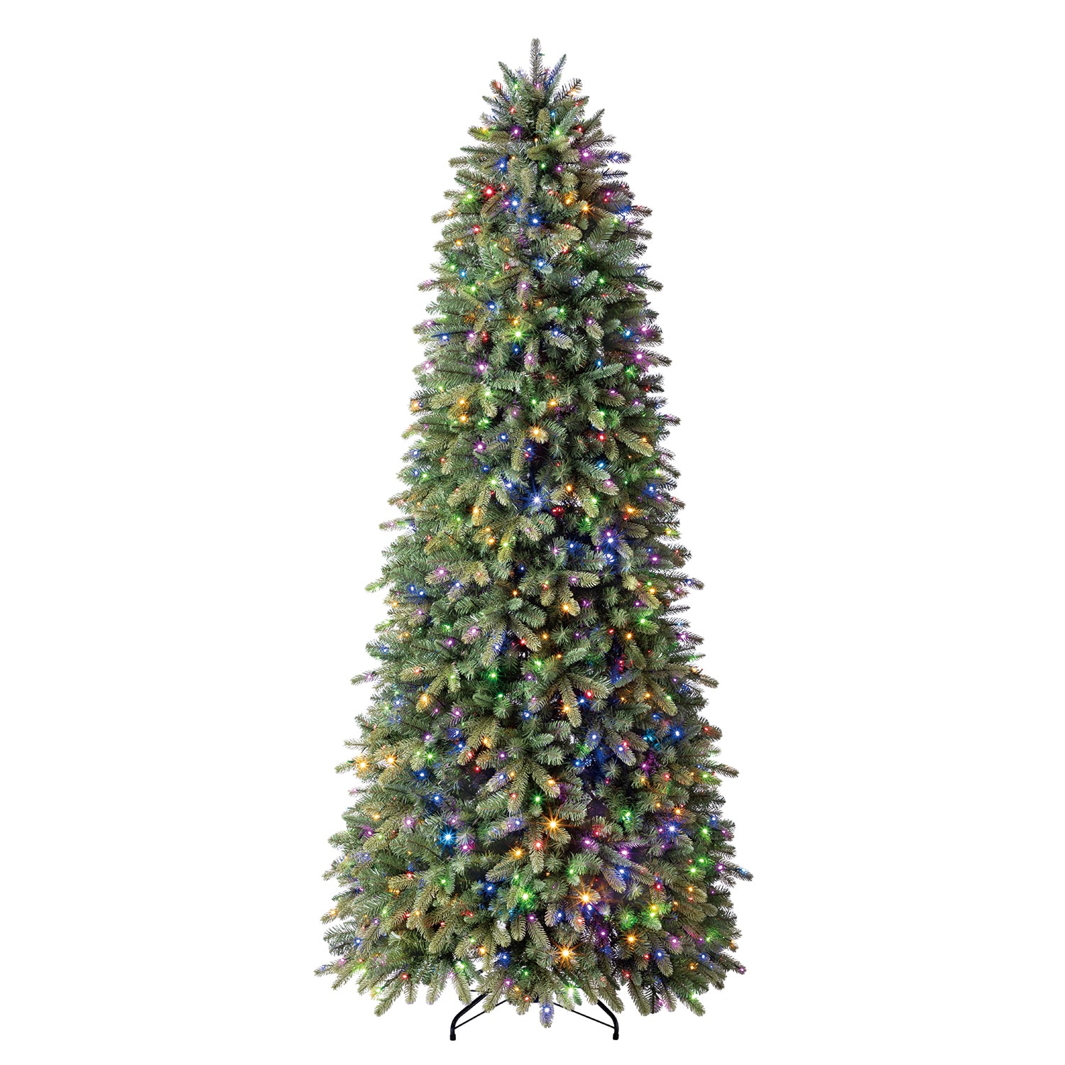 Tree Classics by Balsam Hill 9-ft Classic Fraser Fir Pre-lit Artificial Christmas Tree with Color Changing LED Lights