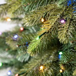Tree Classics by Balsam Hill 9-ft Classic Fraser Fir Pre-lit Artificial Christmas Tree with Color Changing LED Lights