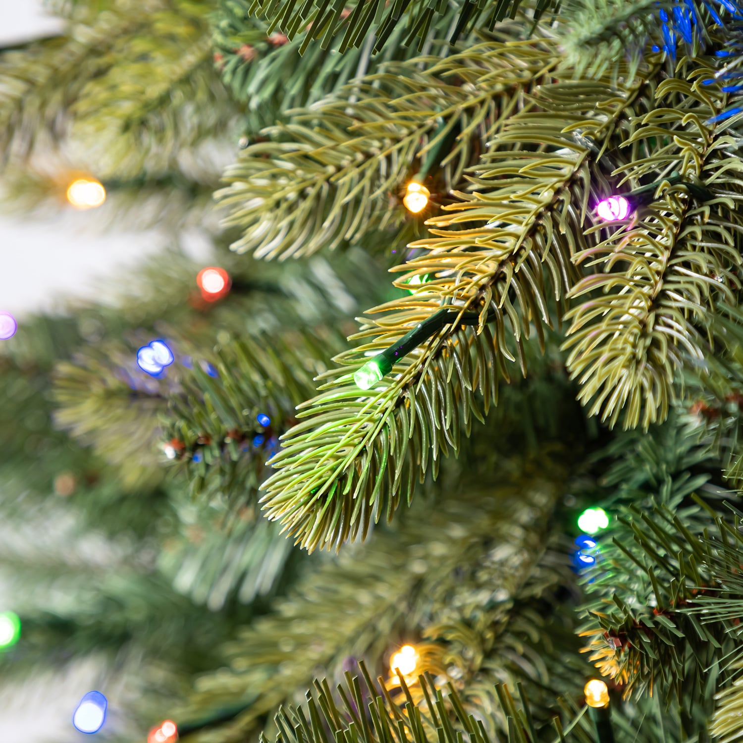Tree Classics by Balsam Hill 9-ft Classic Fraser Fir Pre-lit Artificial Christmas Tree with Color Changing LED Lights