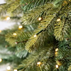 Tree Classics by Balsam Hill 9-ft Classic Fraser Fir Pre-lit Artificial Christmas Tree with Color Changing LED Lights