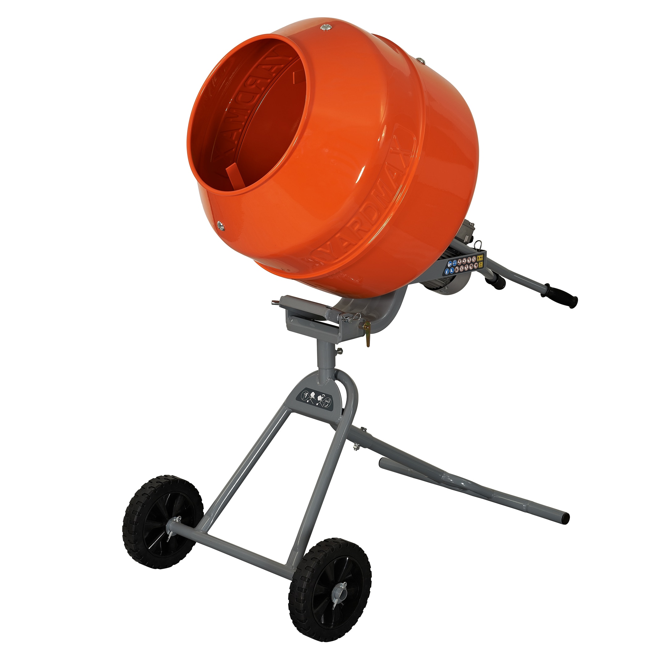 YARDMAX 5.0 CU FT concrete mixer 5.0-cu ft 0.75 -HP Concrete Mixers