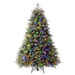 Holiday Living 6-ft Hayden Pine Pre-lit Artificial Christmas Tree with Color Changing LED Lights