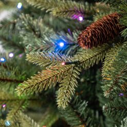 Holiday Living 6-ft Hayden Pine Pre-lit Artificial Christmas Tree with Color Changing LED Lights