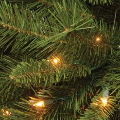 National Tree Company 6.5-ft Pine Pre-lit Artificial Christmas Tree with White Incandescent Lights