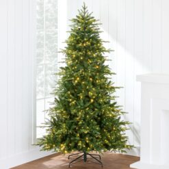 Best Choice Products Pre-Lit Artificial Full Aspen Noble Fir Christmas Tree w/ 2-in-1 Glowing Micro LEDs