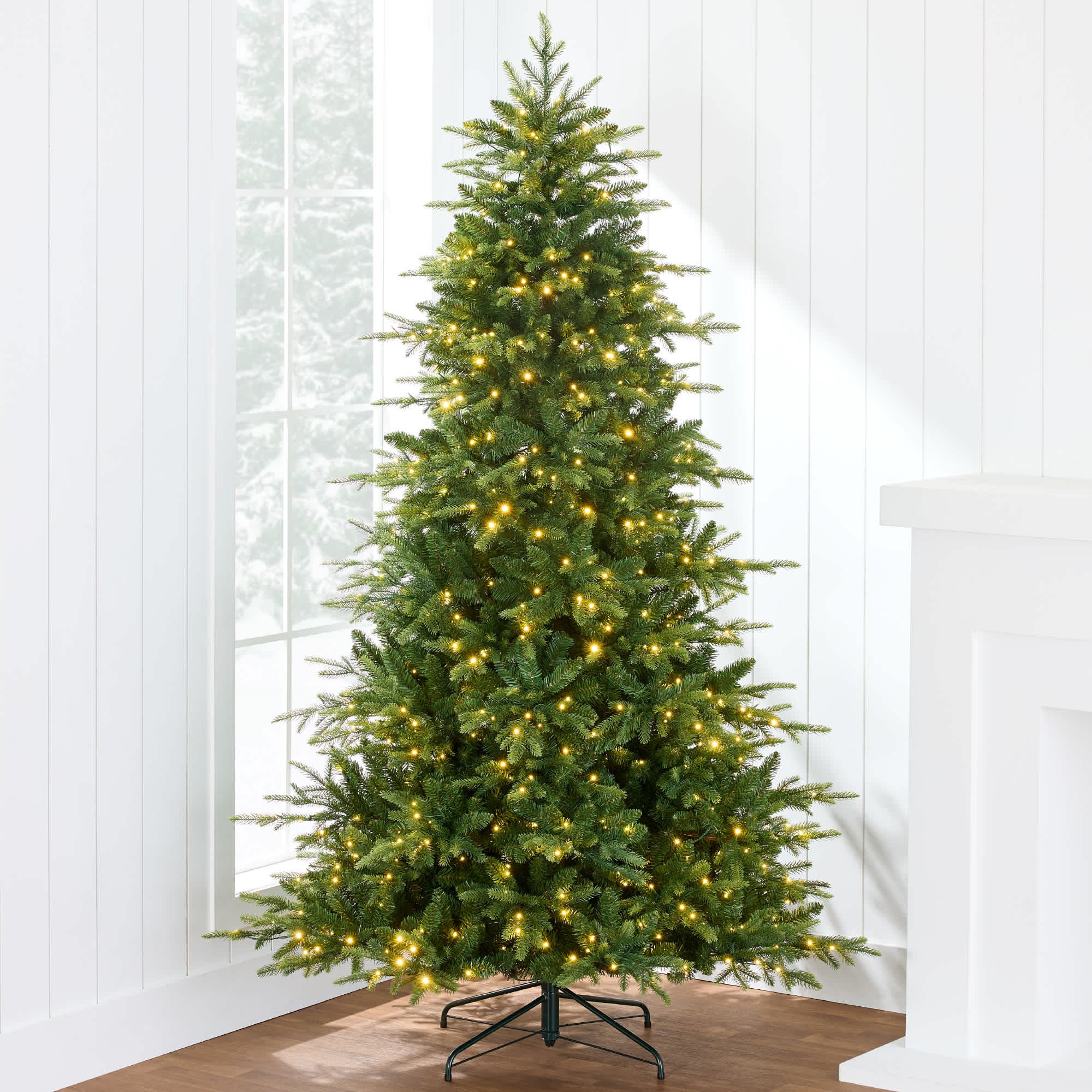 Best Choice Products Pre-Lit Artificial Full Aspen Noble Fir Christmas Tree w/ 2-in-1 Glowing Micro LEDs
