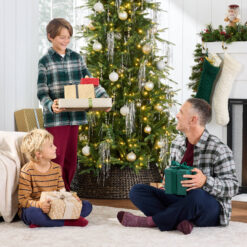 Best Choice Products Pre-Lit Artificial Full Aspen Noble Fir Christmas Tree w/ 2-in-1 Glowing Micro LEDs