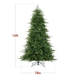 Best Choice Products Pre-Lit Artificial Full Aspen Noble Fir Christmas Tree w/ 2-in-1 Glowing Micro LEDs