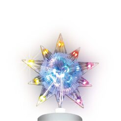 GE 12-ft RGB String Tree with Color Changing LED Lights