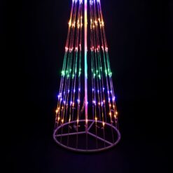 Northlight 72-in Freestanding Christmas tree Light with Multicolor LED Lights