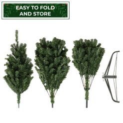 Casafield 9-ft Realistic Green Spruce Artificial Christmas Tree with Stand