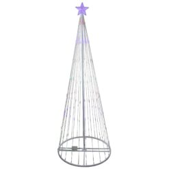 Northlight 144-in Freestanding Christmas tree Yard decoration with Multicolor LED Lights