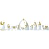Glitzhome 55-in Freestanding Merry Christmas Light with White LED Lights
