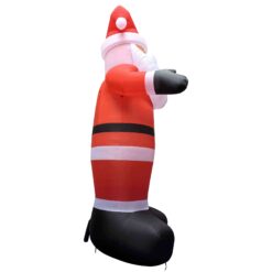 Northlight 240-in Freestanding Santa Inflatable with Clear Incandescent Lights