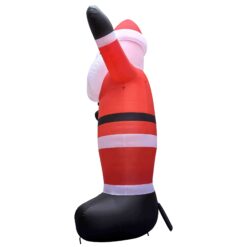 Northlight 240-in Freestanding Santa Inflatable with Clear Incandescent Lights