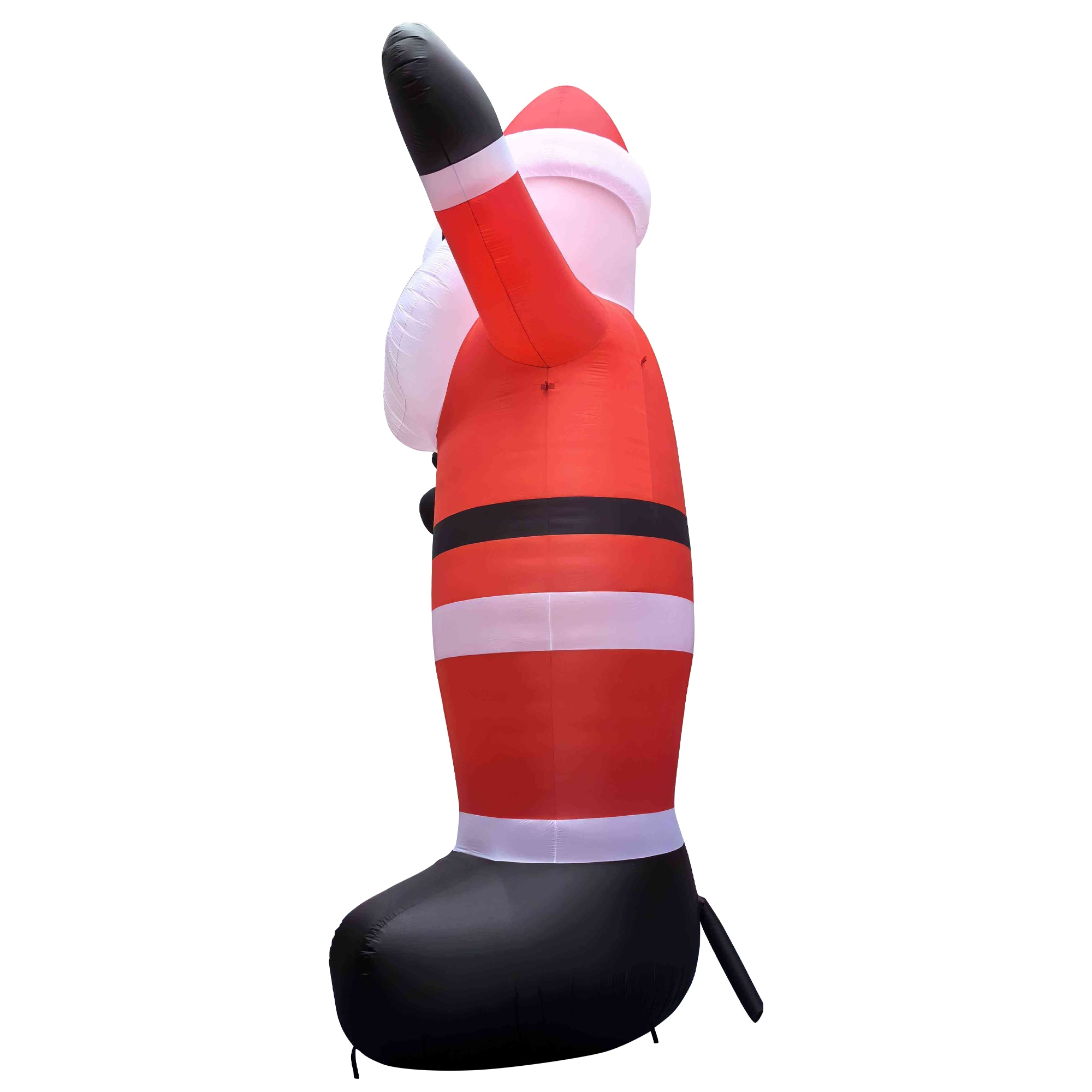 Northlight 240-in Freestanding Santa Inflatable with Clear Incandescent Lights