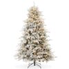 Casafield Pre-Lit Aspen Fir Artificial Holiday Christmas Tree with Stand