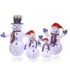 Starfree 47.51-in Freestanding Snowman Yard decoration with White LED Lights