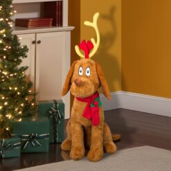Grinch 4-ft Dr. Seuss Max Musical Animatronic with Batteries Included