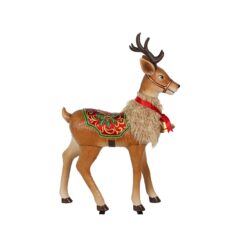 Holiday Living 4.25-ft LED Brown Reindeer Animatronic Christmas Decoration