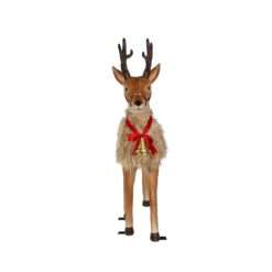 Holiday Living 4.25-ft LED Brown Reindeer Animatronic Christmas Decoration