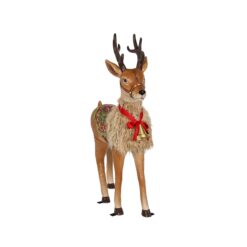 Holiday Living 4.25-ft LED Brown Reindeer Animatronic Christmas Decoration