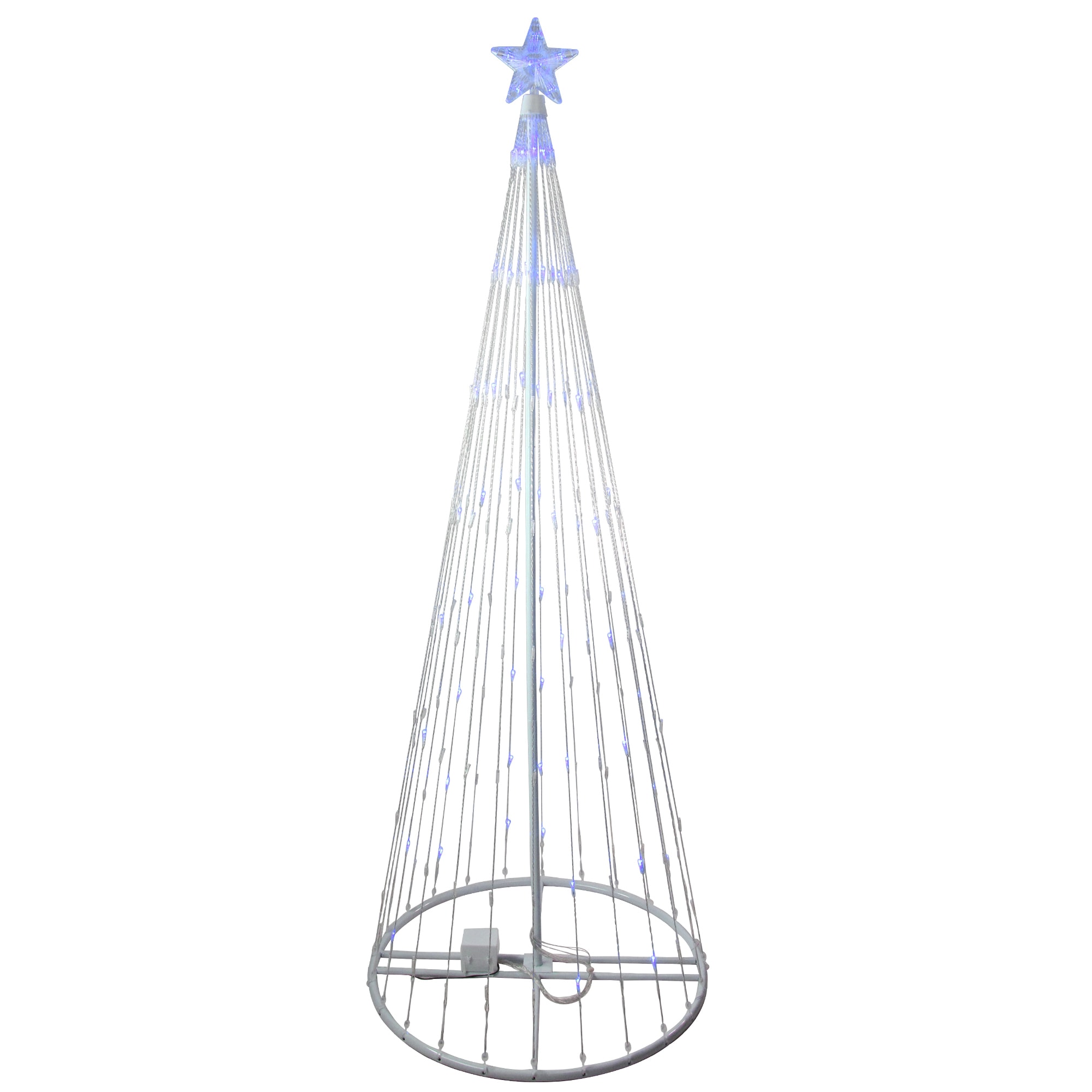 Northlight 144-in Freestanding Christmas tree Light with Blue LED Lights